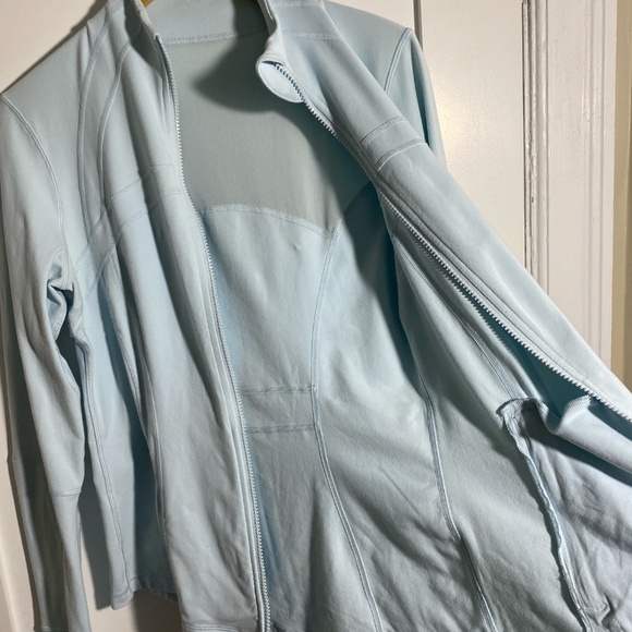 Lululemon Define Jacket *Luon Size 12 Powder Blue - Picture 7 of 7